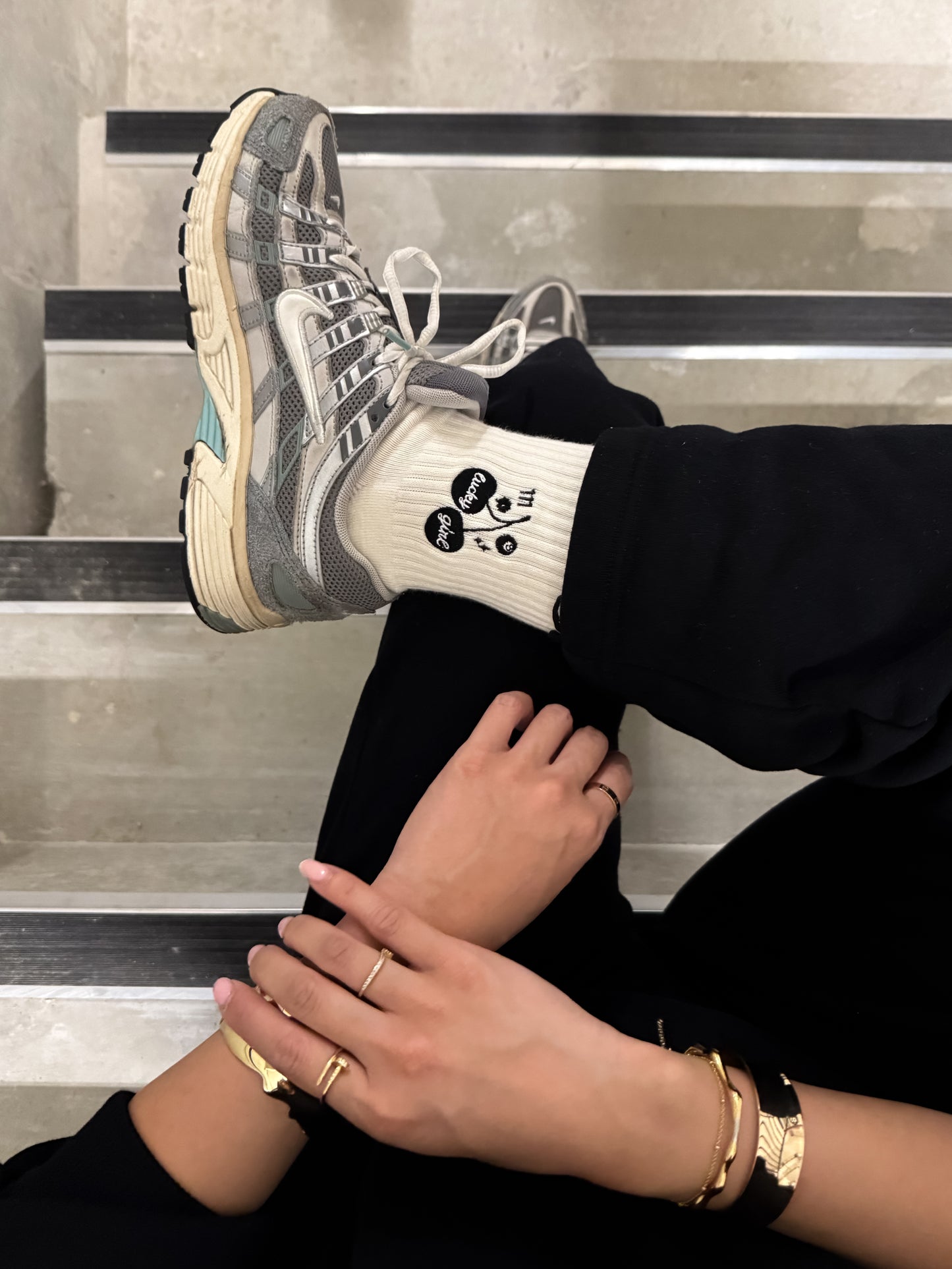 Lucky Girl Grip Socks