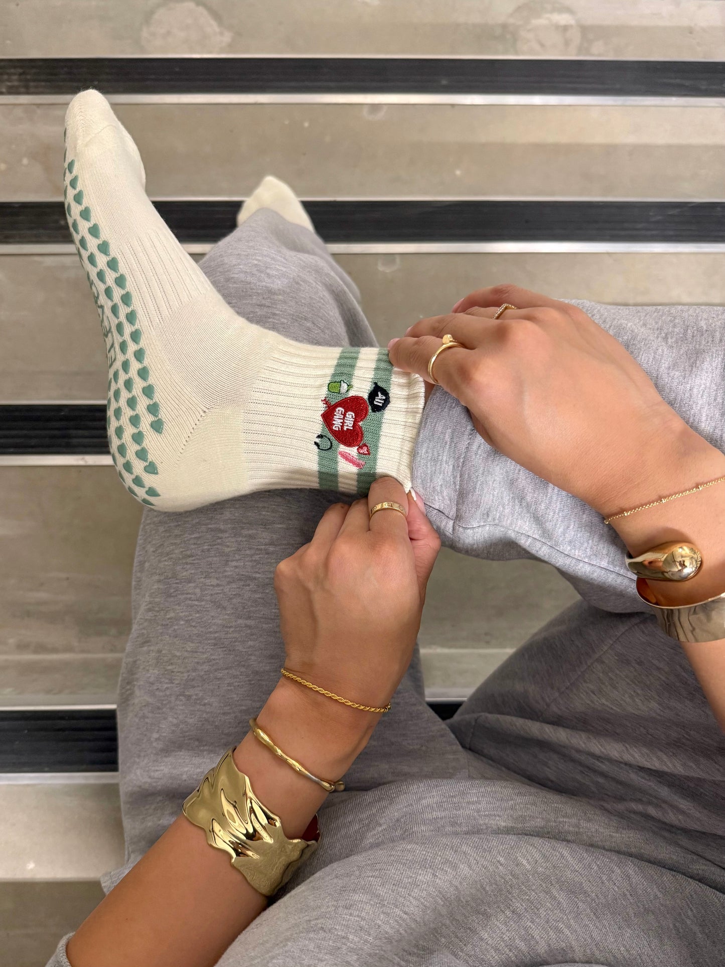GIRL GANG GRIP SOCKS