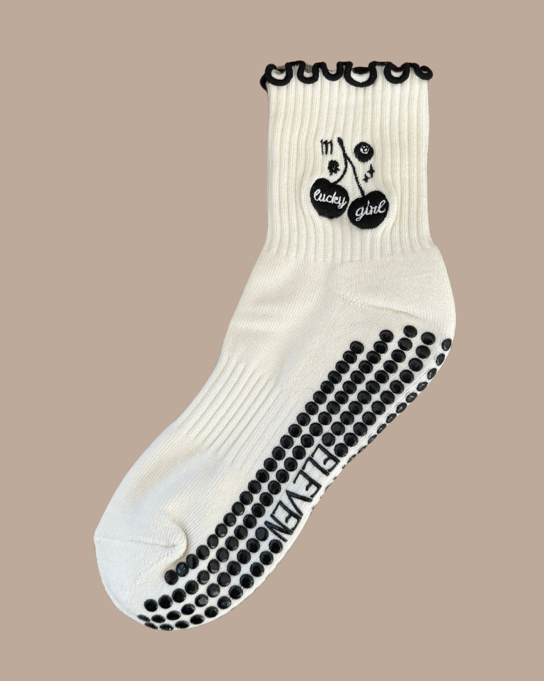 Lucky Girl Grip Socks